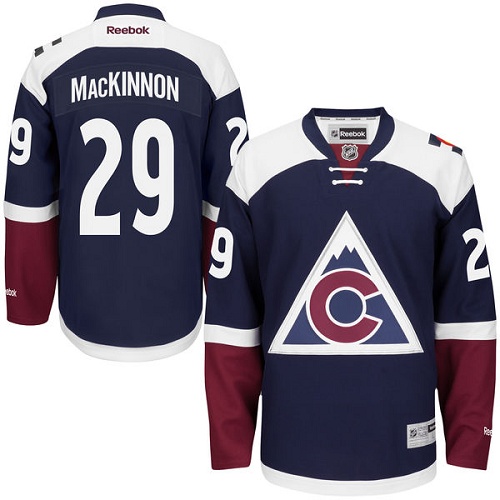 Kinder Colorado Avalanche Eishockey Trikot Nathan MacKinnon #29 Reebok 3rd